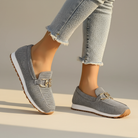 Breathable cushioned slip on loafer, view 4