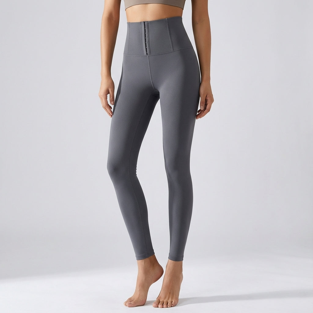 Women's High Waist Corset Leggings Yoga Workout