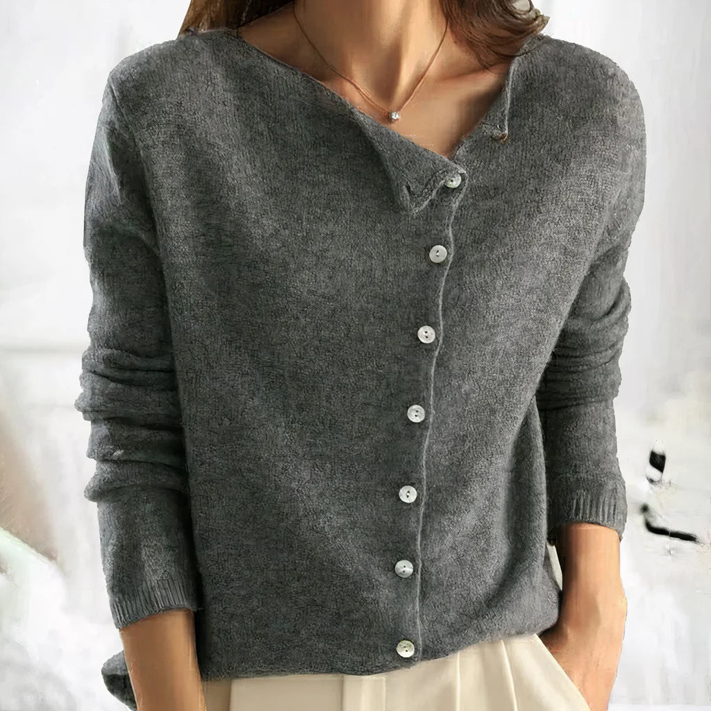 Women's Knit Button-Up Cardigan Sweater