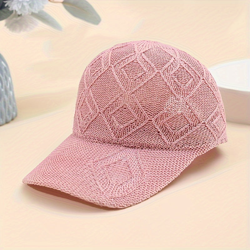 Women's Open Knit Mesh Baseball Cap