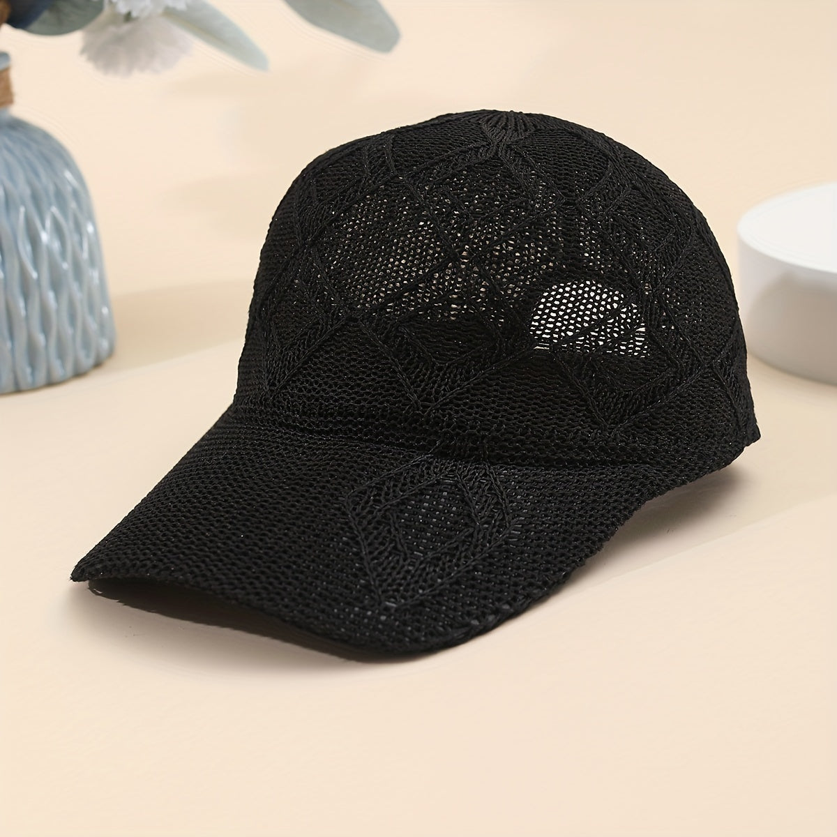 Women's Open Knit Mesh Baseball Cap