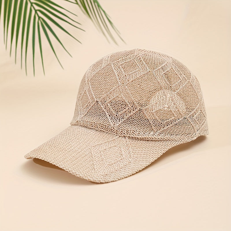 Women's Open Knit Mesh Baseball Cap