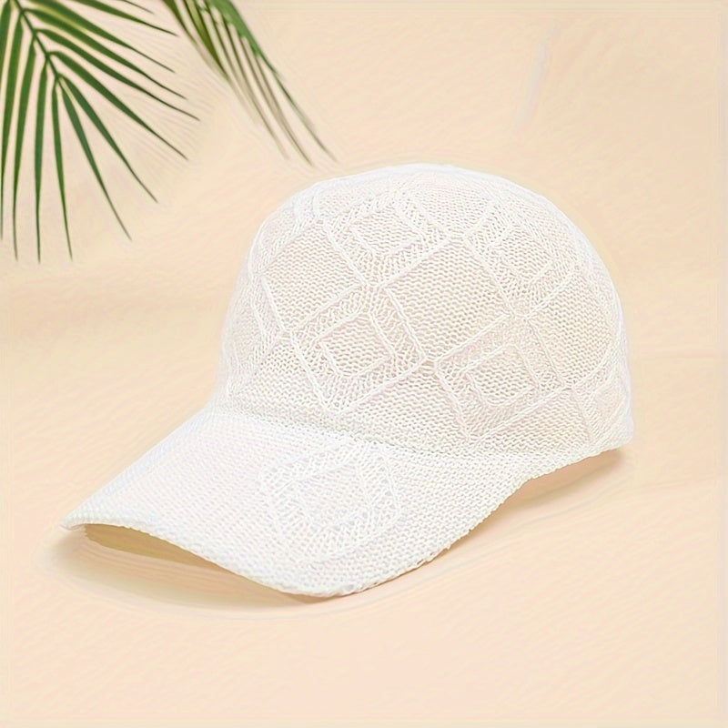 Women's Open Knit Mesh Baseball Cap