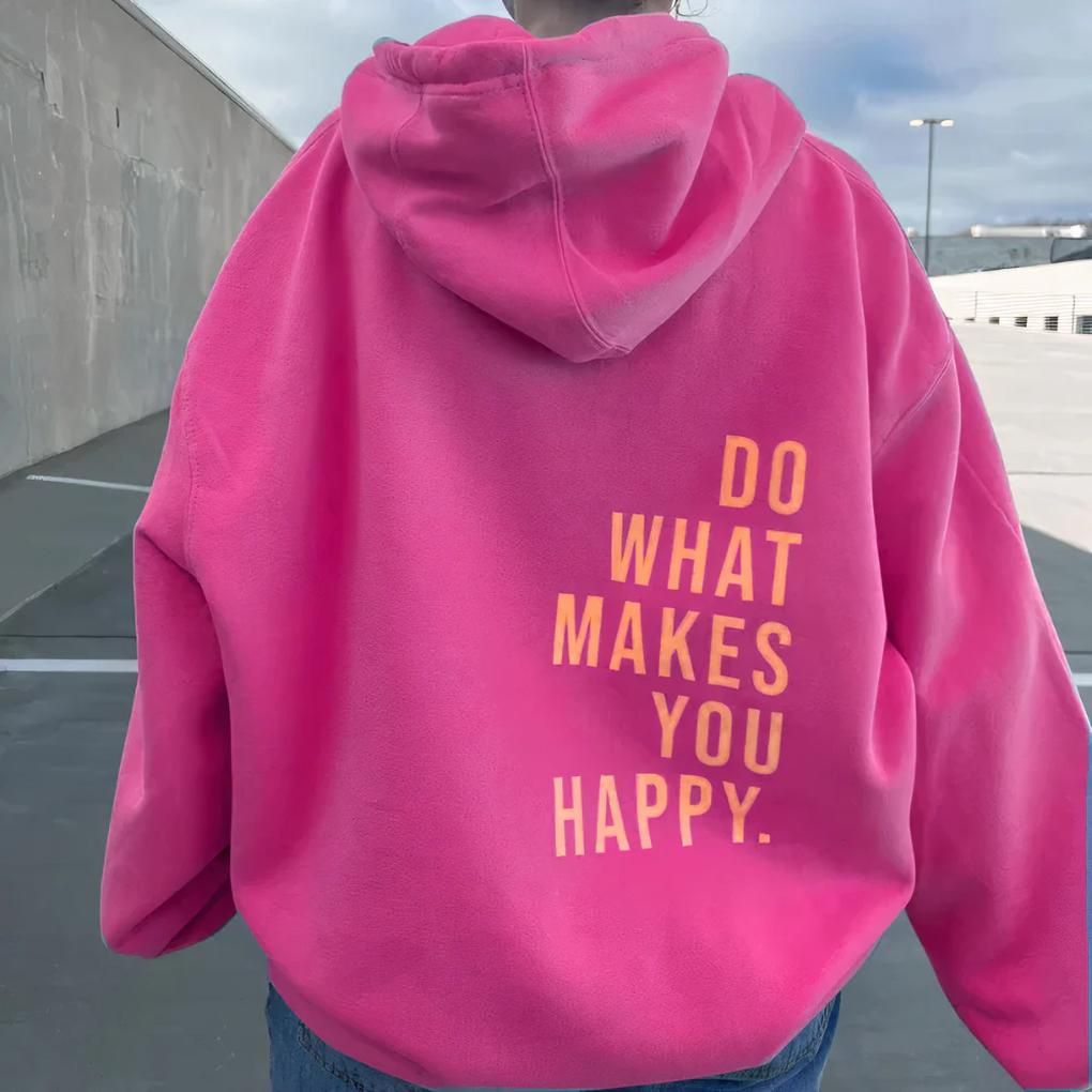 Women's Oversized Graphic Hoodie Pullover Sweatshirt