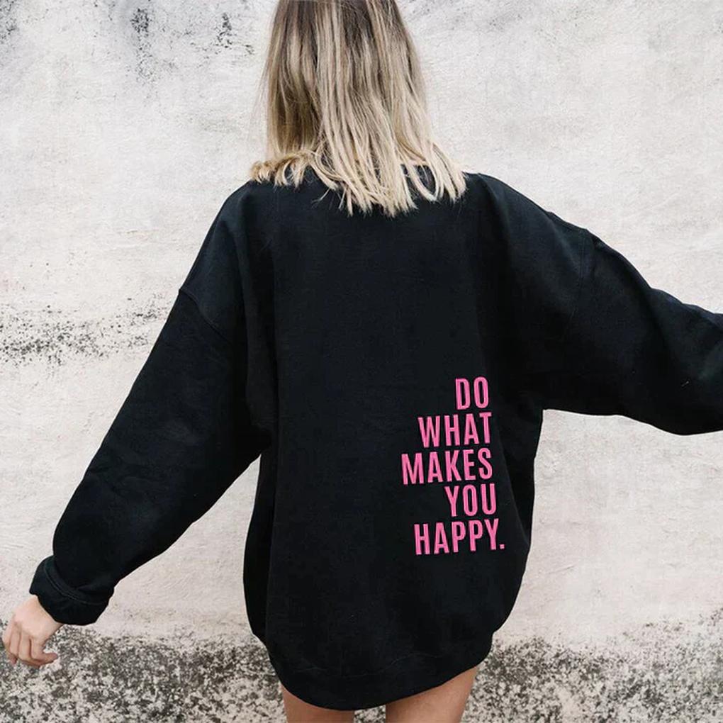Women's Oversized Graphic Hoodie Pullover Sweatshirt