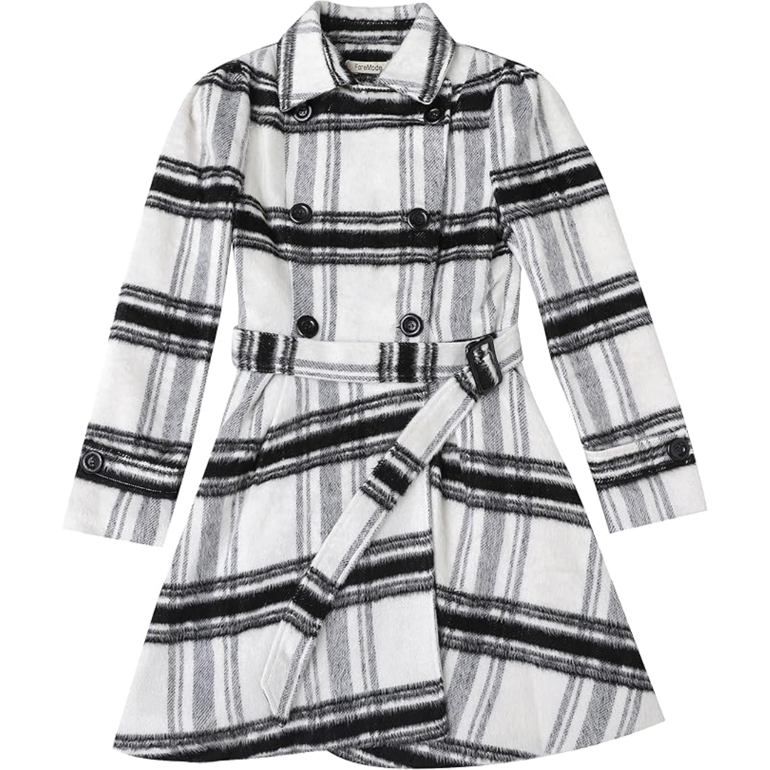 Women's Double Breasted Belted Trench Coat