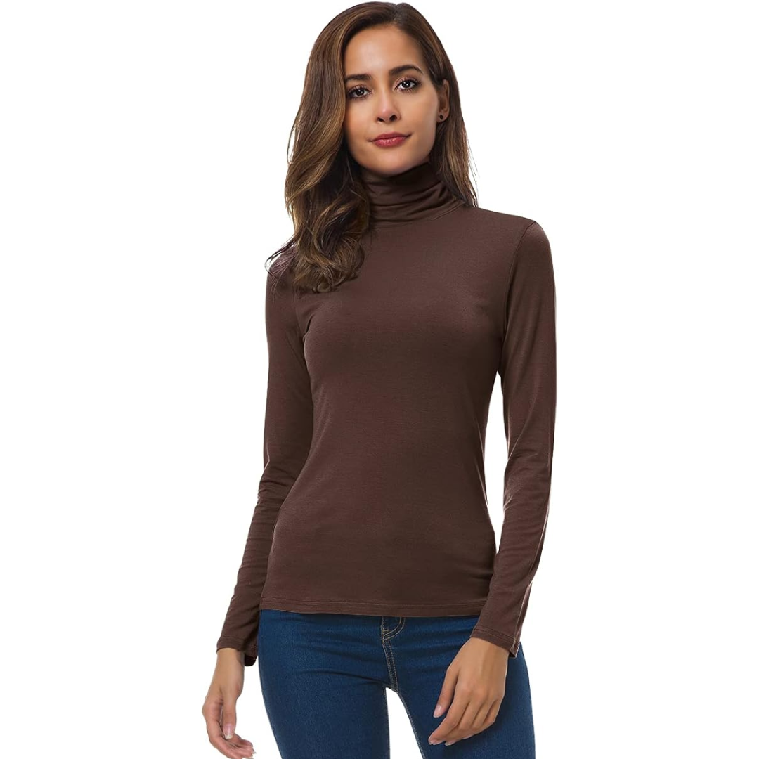 Women's Long Sleeve Turtleneck Sweater