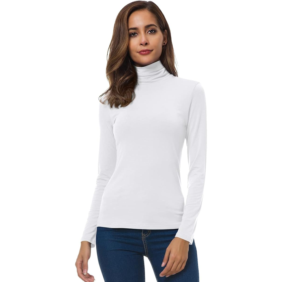 Women's Long Sleeve Turtleneck Sweater