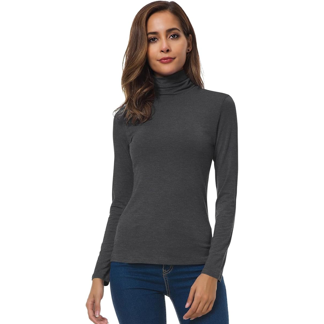 Women's Long Sleeve Turtleneck Sweater