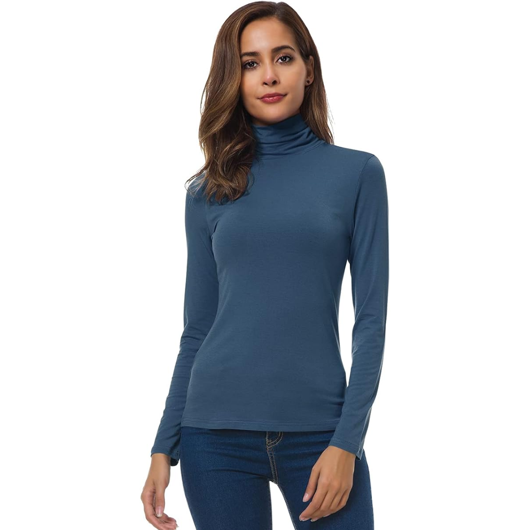 Women's Long Sleeve Turtleneck Sweater