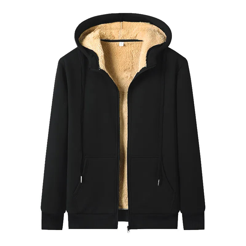 Women's Plus Size Fleece Lined Zip-Up Hoodie