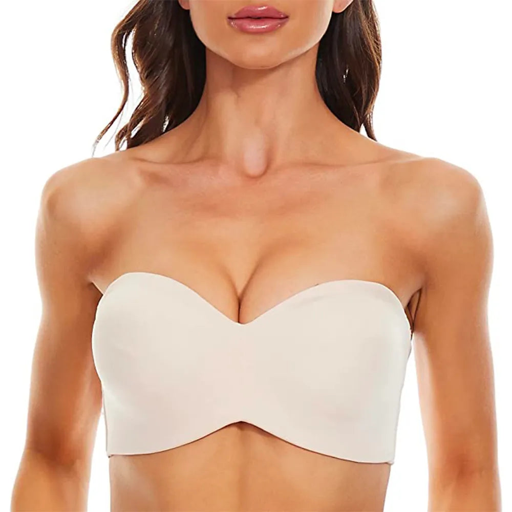 Women's Plus Size Seamless Push-Up Bra