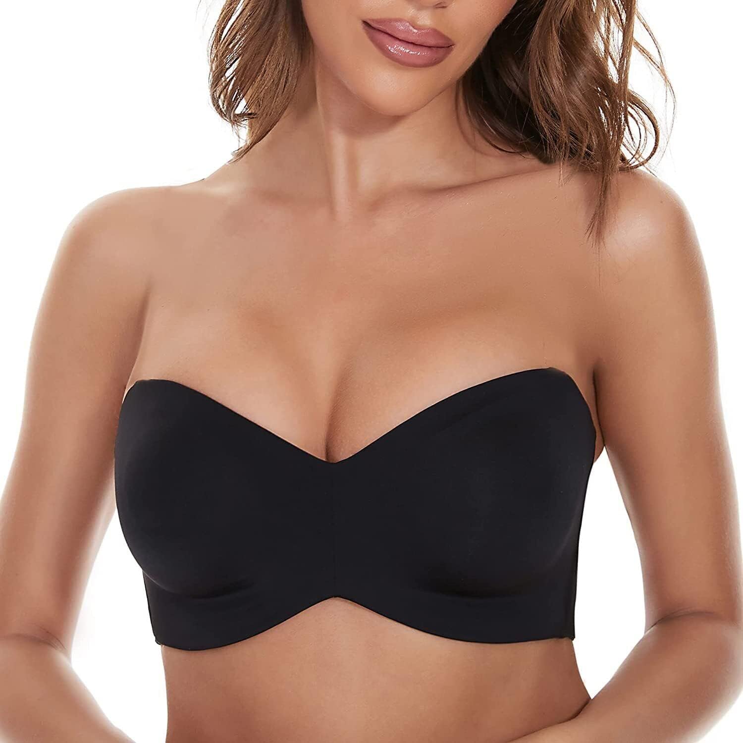 Women's Plus Size Seamless Push-Up Bra