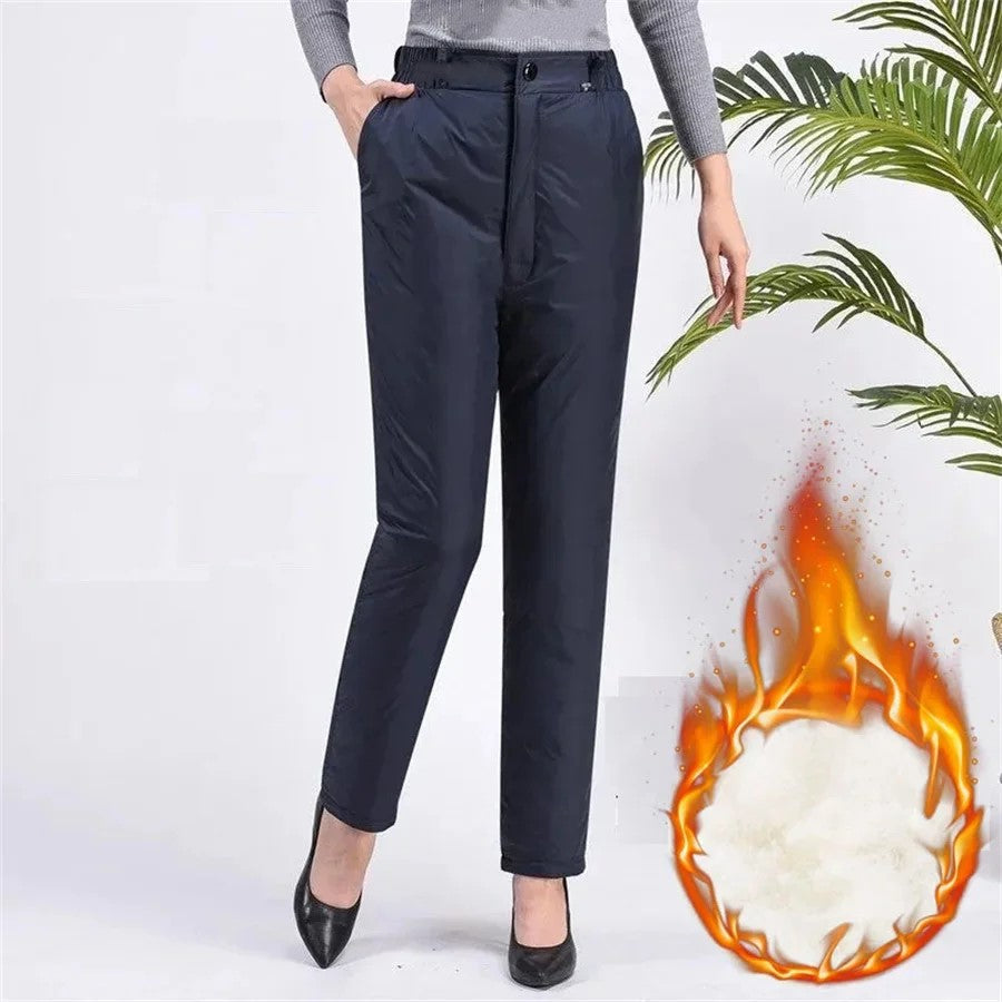 Women's Plus Size Straight Leg Down Pants