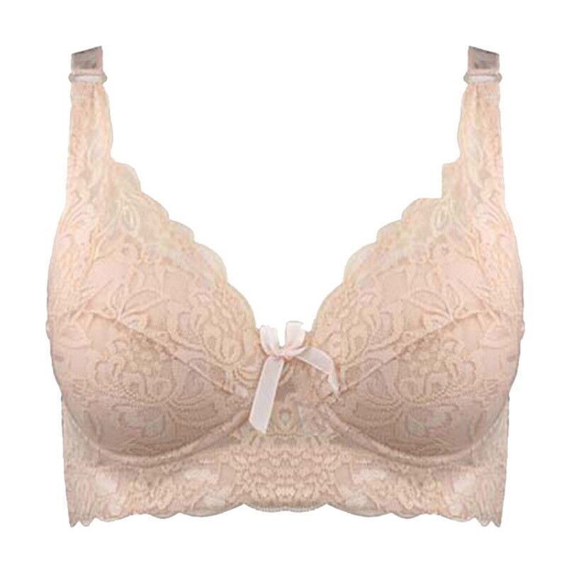 Women's Plus Size Wire-Free Lace Bra