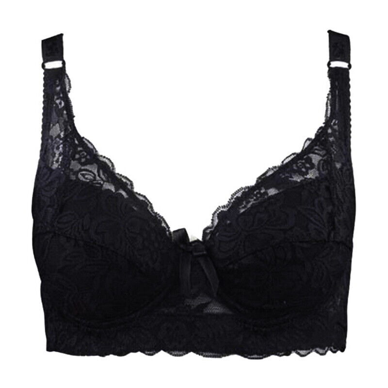 Women's Plus Size Wire-Free Lace Bra