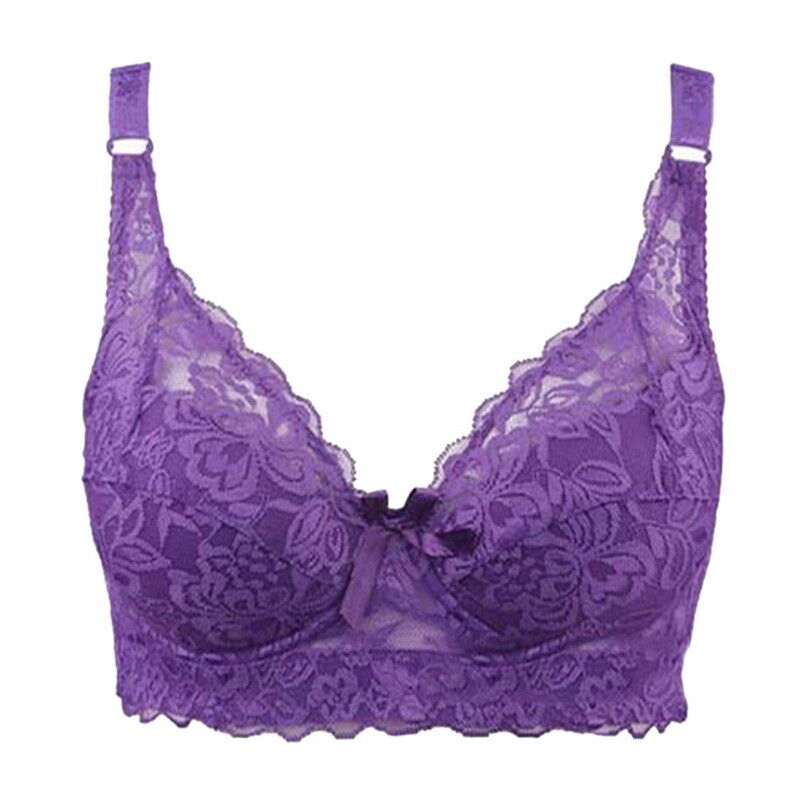 Women's Plus Size Wire-Free Lace Bra