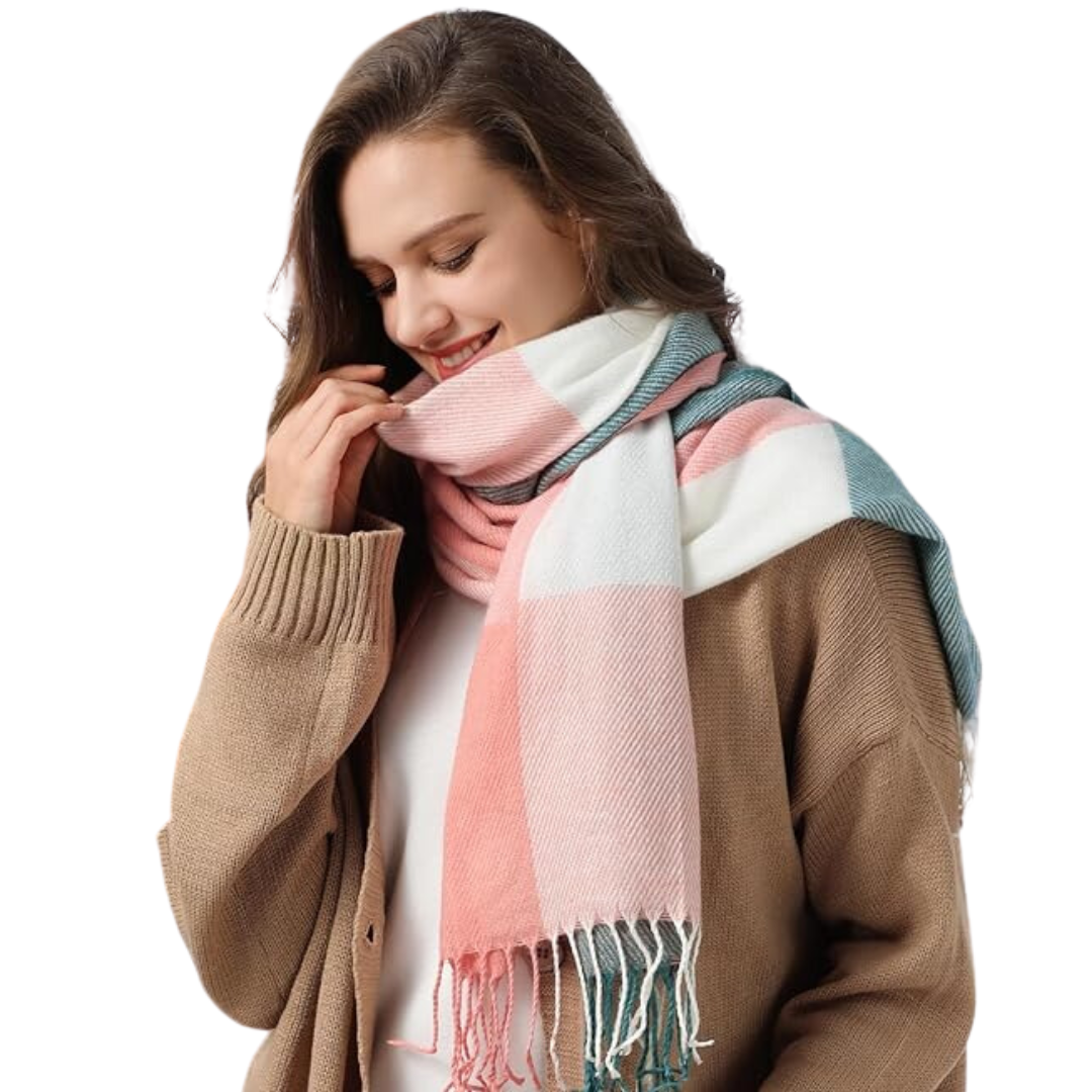 Women's Solid Cashmere Winter Scarf