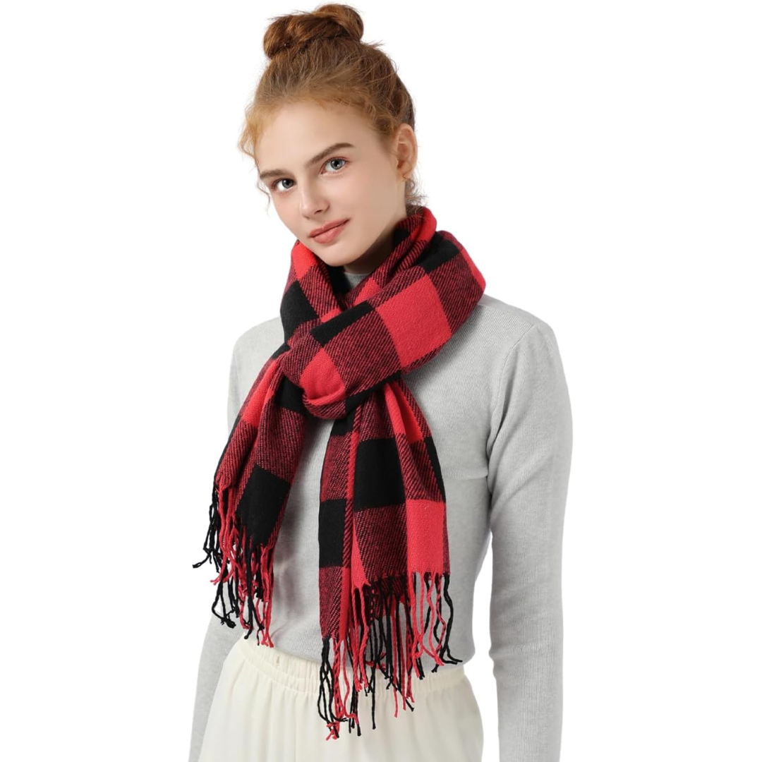 Women's Solid Cashmere Winter Scarf