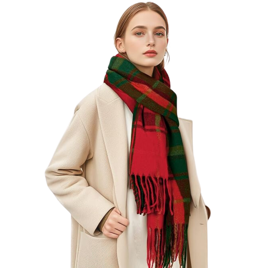 Women's Solid Cashmere Winter Scarf