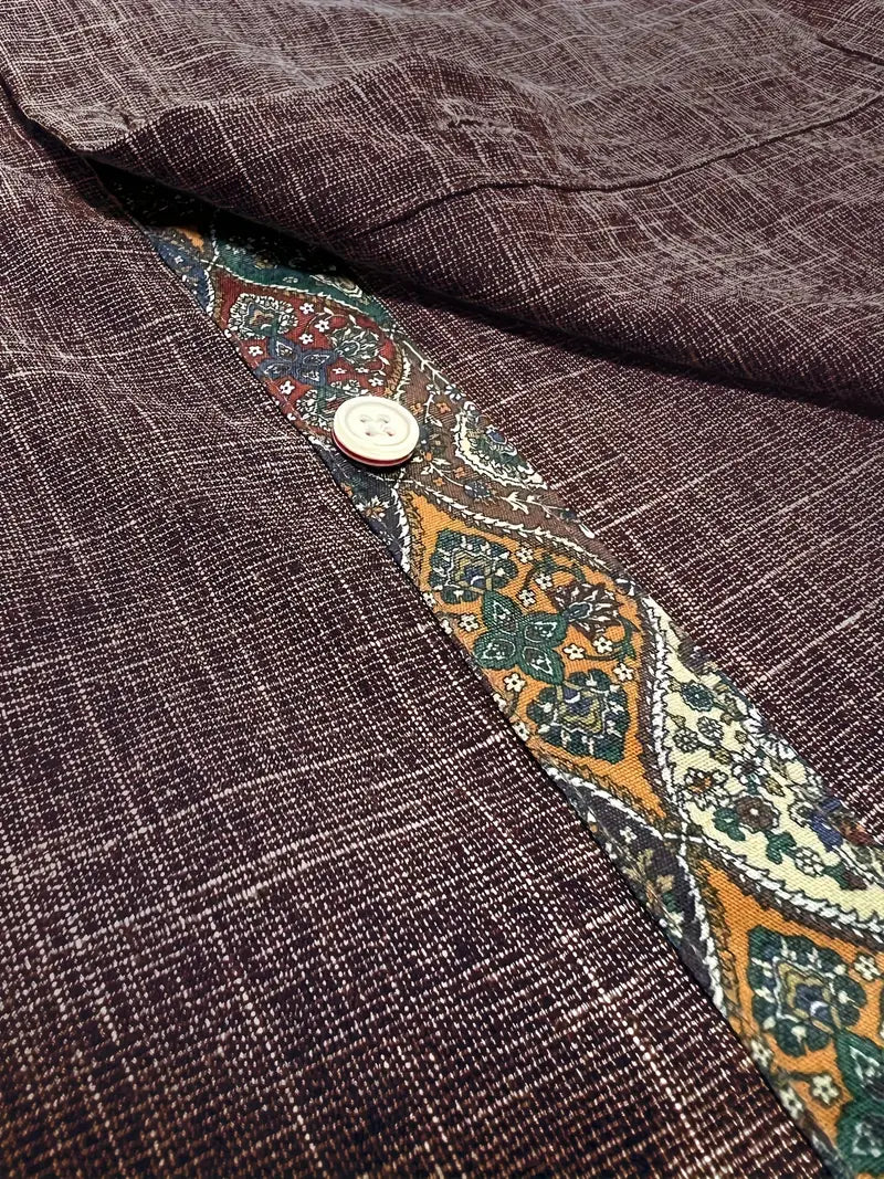 Modern tailored contrast detail button up shirt, view 23