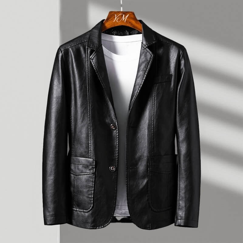 Blazer Mens Notch Lapel Button Front Lined Smart Casual Jacket