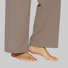 Fall Stretch High Waist Wide Leg Pull On Pants for Women