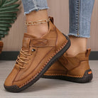 Spacious toe box lightweight everyday sneaker in brown