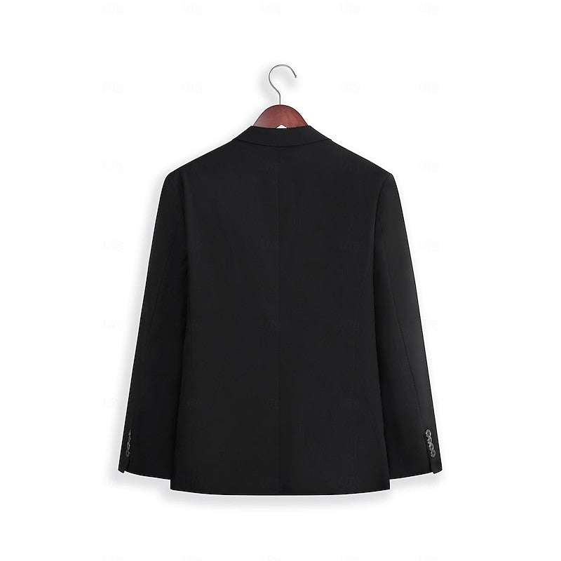 Three Piece Suit Mens Tailored Jacket Waistcoat Trouser Set Formal