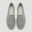 Slip on linen canvas espadrille loafer, view 2