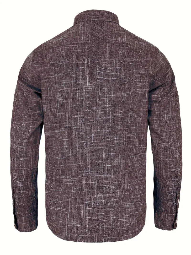 Modern tailored contrast detail button up shirt, view 21