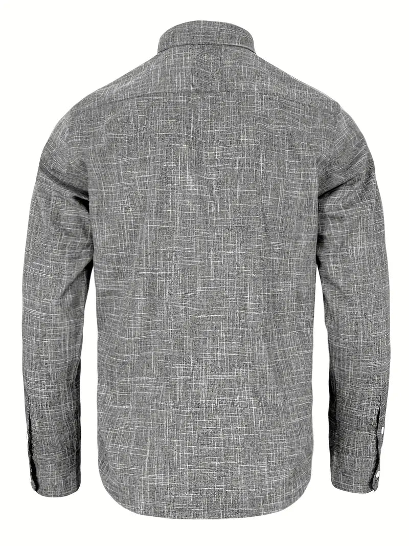 Modern tailored contrast detail button up shirt, view 17
