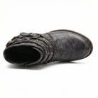 Vintage chain detail ankle boot, view 6