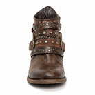 Vintage chain detail ankle boot, view 2