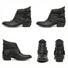 Vintage chain detail ankle boot, view 15