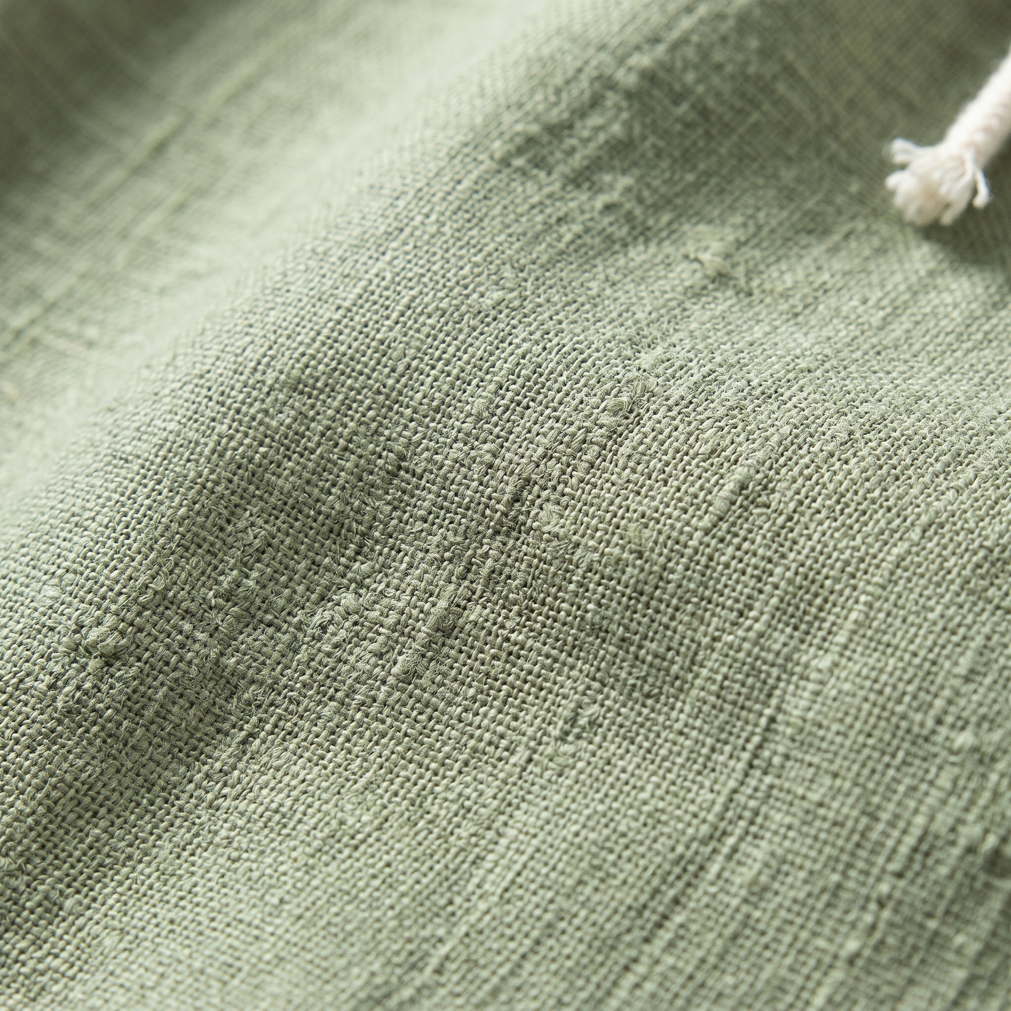 Tapered linen blend drawstring jogger pant, view 8