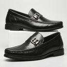 Hand burnished leather bit buckle loafer, view 4