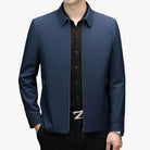 Windbreaker Mens Point Collar Full Zip Lightweight Side Pockets