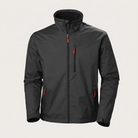 Fall Hooded Rain Jacket with Adjustable Cuffs for Men in Black