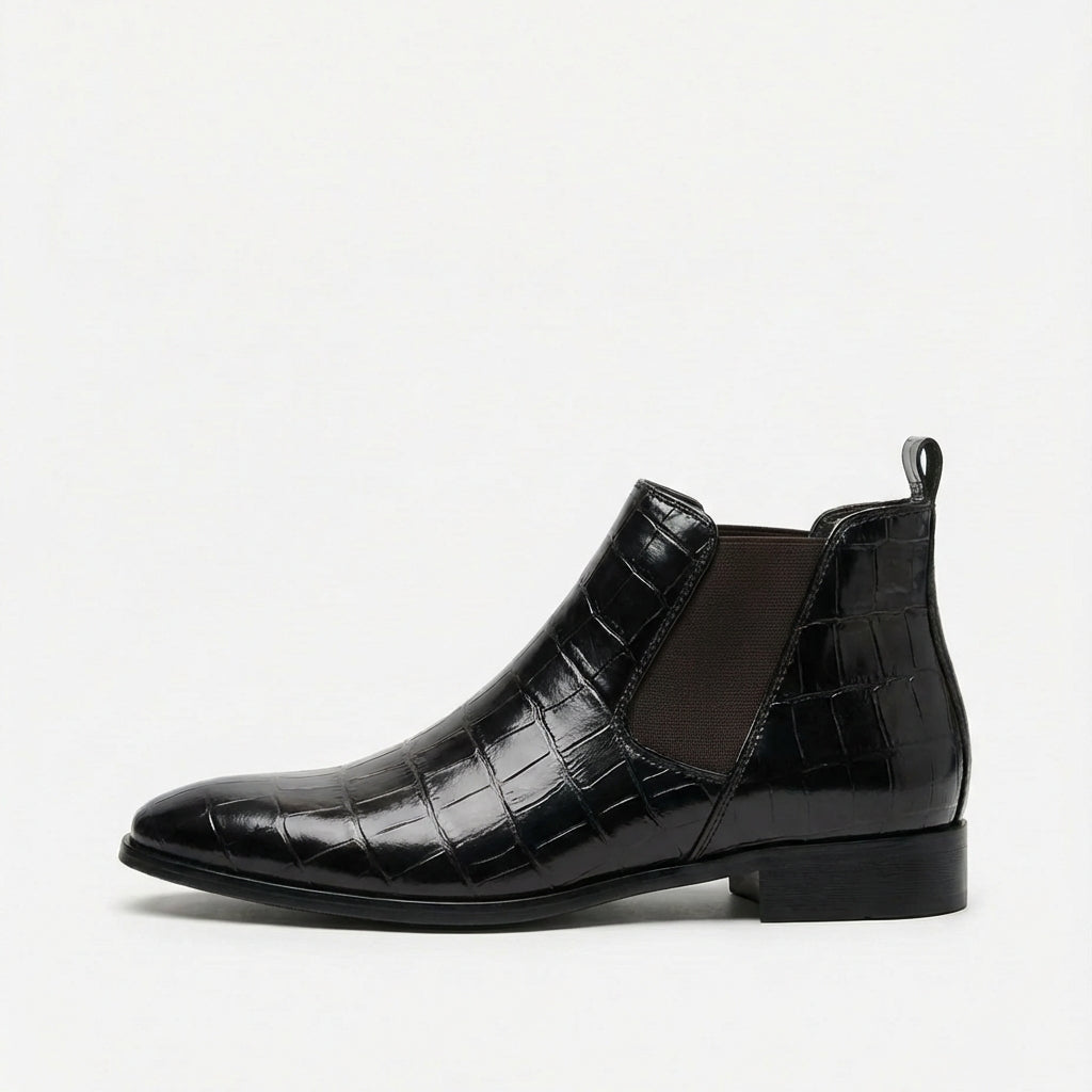 Slim profile slip on Chelsea boot, view 8