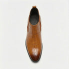 Slim profile slip on Chelsea boot, view 3