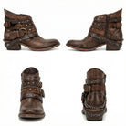 Vintage chain detail ankle boot, view 4