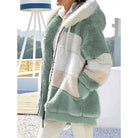 Fleece Jacket Womens Hooded Zip Up Soft Cozy Relaxed Fit Warm