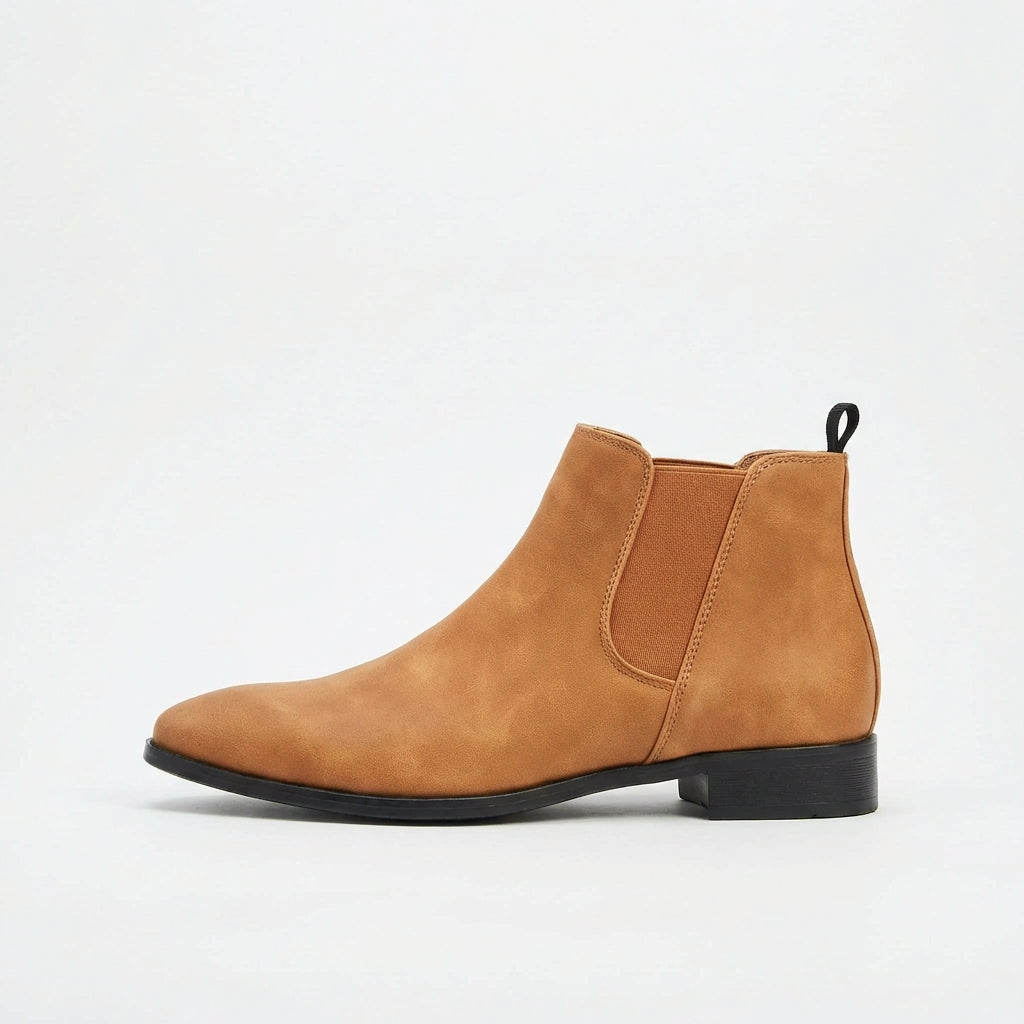 Smooth leather twin gusset Chelsea boot, view 6