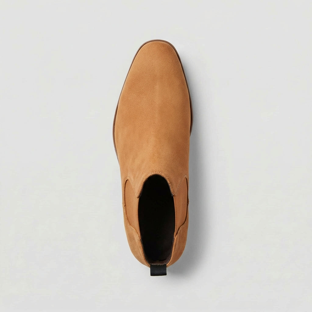 Smooth leather twin gusset Chelsea boot, view 7