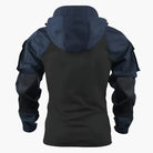 Fleece Jacket Mens Tactical Half Zip Hooded Pullover Outdoor