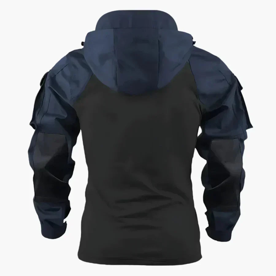 Fleece Jacket Mens Tactical Half Zip Hooded Pullover Outdoor